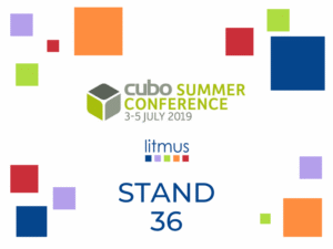 CUBO summer conference Litmus stand 36