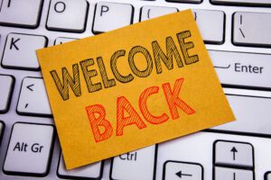Welcome Back Image